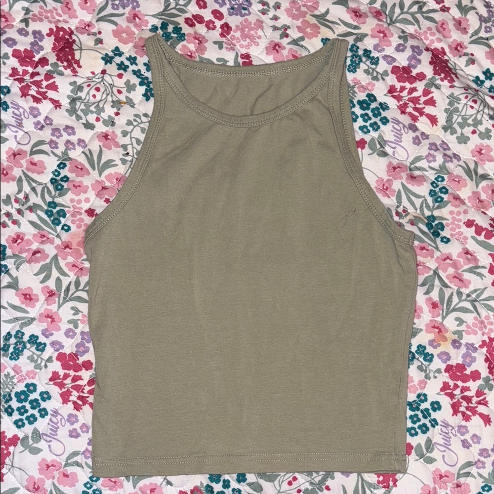 Olive Green Women's Tank Top